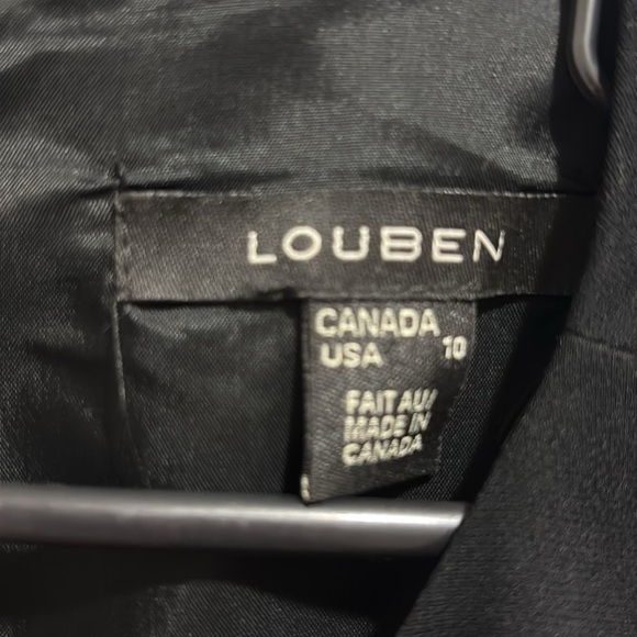 Louben Black dress (knee‎ length) women’s size 10 EUC - Picture 2 of 5